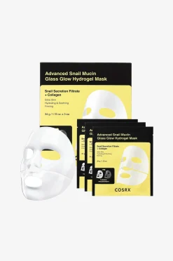 Advanced Snail Mucin Glass Glow Hydrogel Mask 34 G X 3Pcs