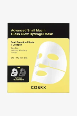 Advanced Snail Mucin Glass Glow Hydrogel Mask 34 G X 3Pcs