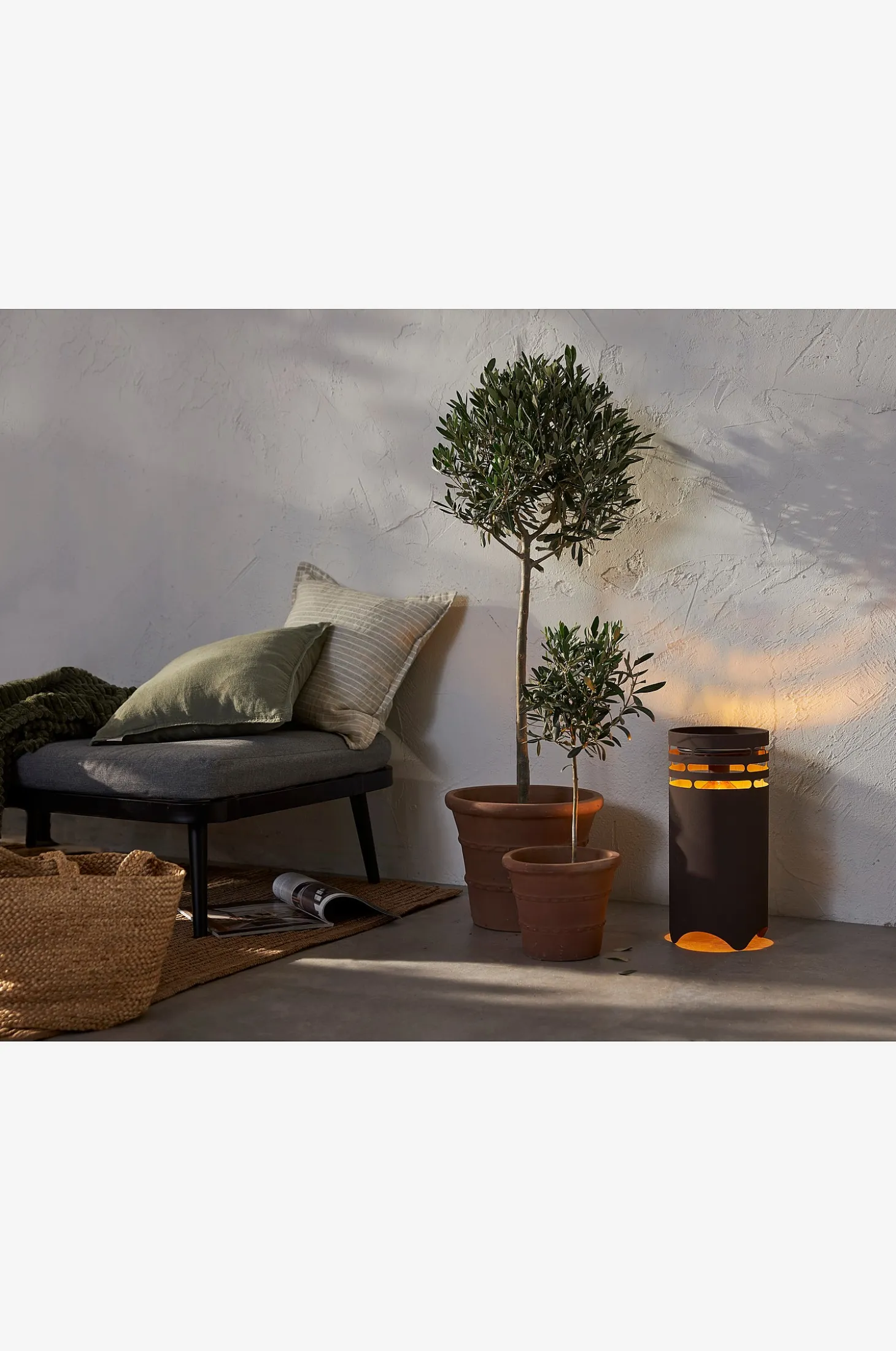 Aurinkokennon koriste Marron 40 cm