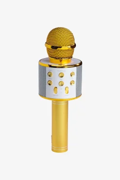 Bluetooth-karaokemikrofoni, jossa on sisäänrakennettu kaiutin Gold