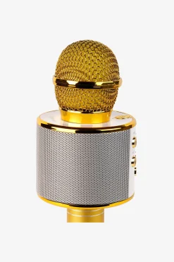Bluetooth-karaokemikrofoni, jossa on sisäänrakennettu kaiutin Gold