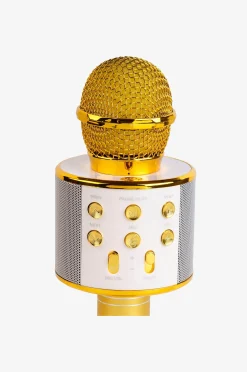 Bluetooth-karaokemikrofoni, jossa on sisäänrakennettu kaiutin Gold