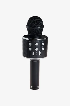 Bluetooth-karaokemikrofoni, jossa on sisäänrakennettu kaiutin Musta