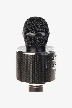 Bluetooth-karaokemikrofoni, jossa on sisäänrakennettu kaiutin Musta