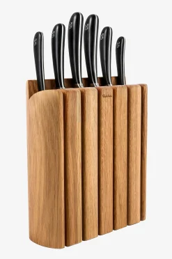 Book Oak Knife Block Set 7P Signature