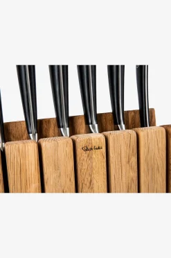 Book Oak Knife Block Set 7P Signature