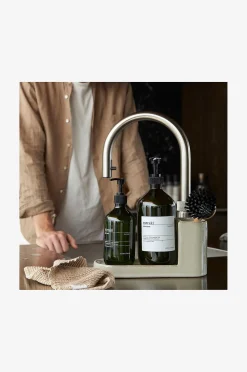 Brush And Soap Holder Datura Shellish Grey