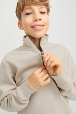 Collegepaita jjeBradley Sweat Half Zip Noos Jnr