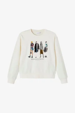 Collegepusero nkfBikirsten LS Sweat Boxy Unb