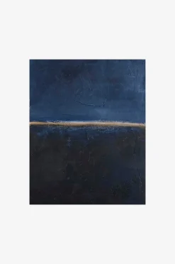 Design maalaus / Edge Blue / 80x100 Cm