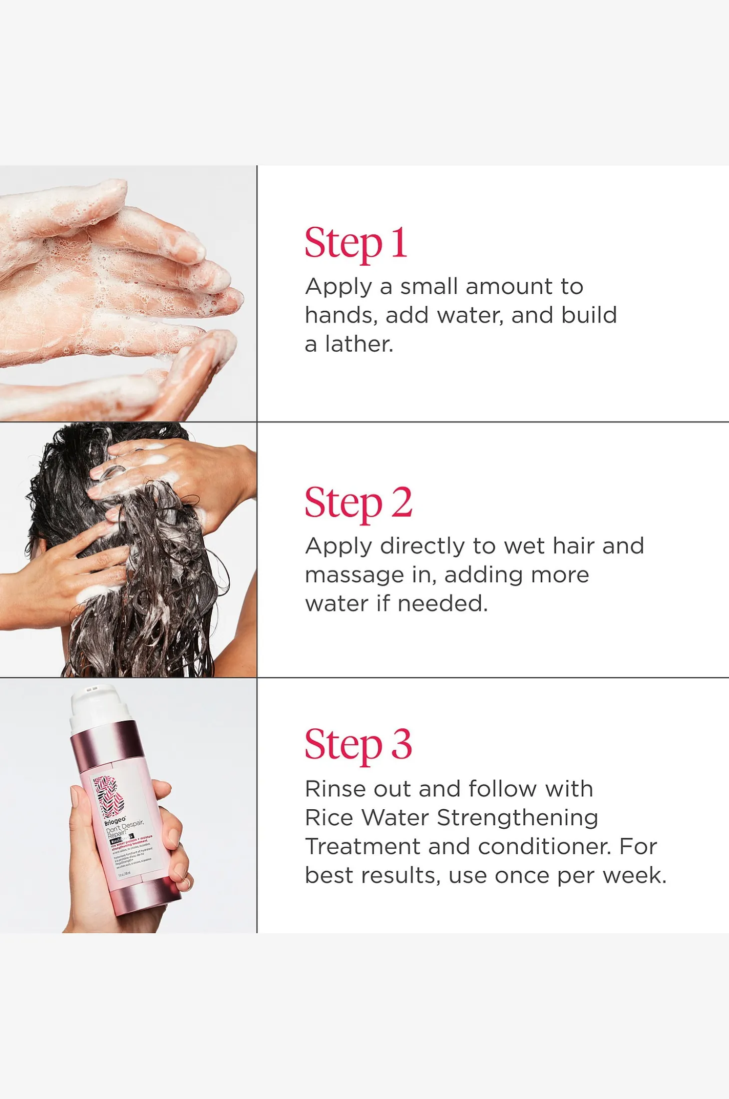 Don't Despair, Repair!™ MegaStrength+ Rich Rice Shampoo Concentrate 90 ml