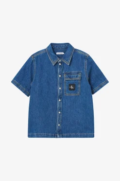 Farkkupaita Denim SS Shirt Utility Blue