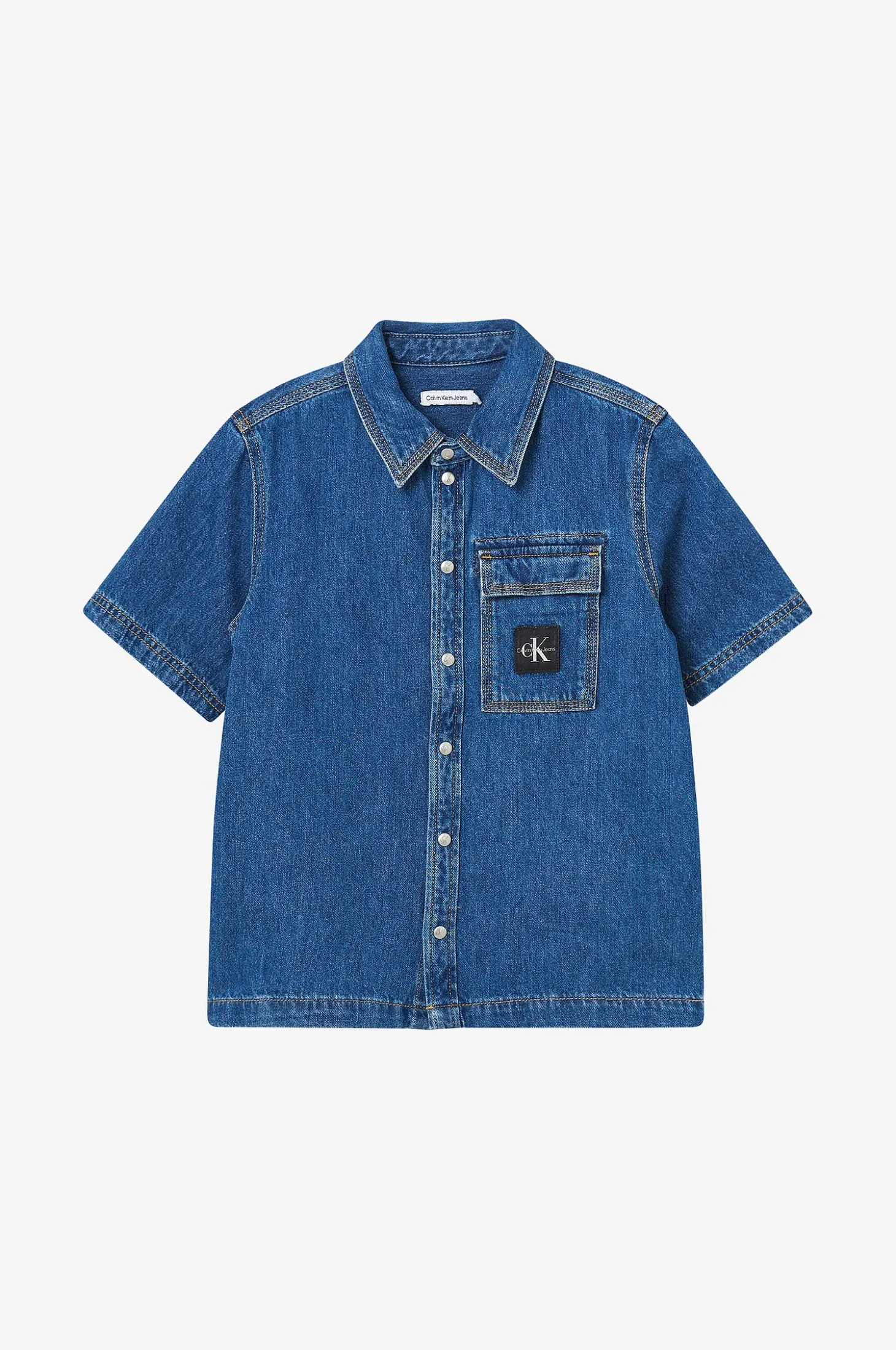 Farkkupaita Denim SS Shirt Utility Blue