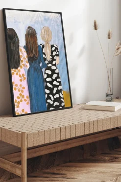 Fine Art Board / Girlmatch / musta kehys