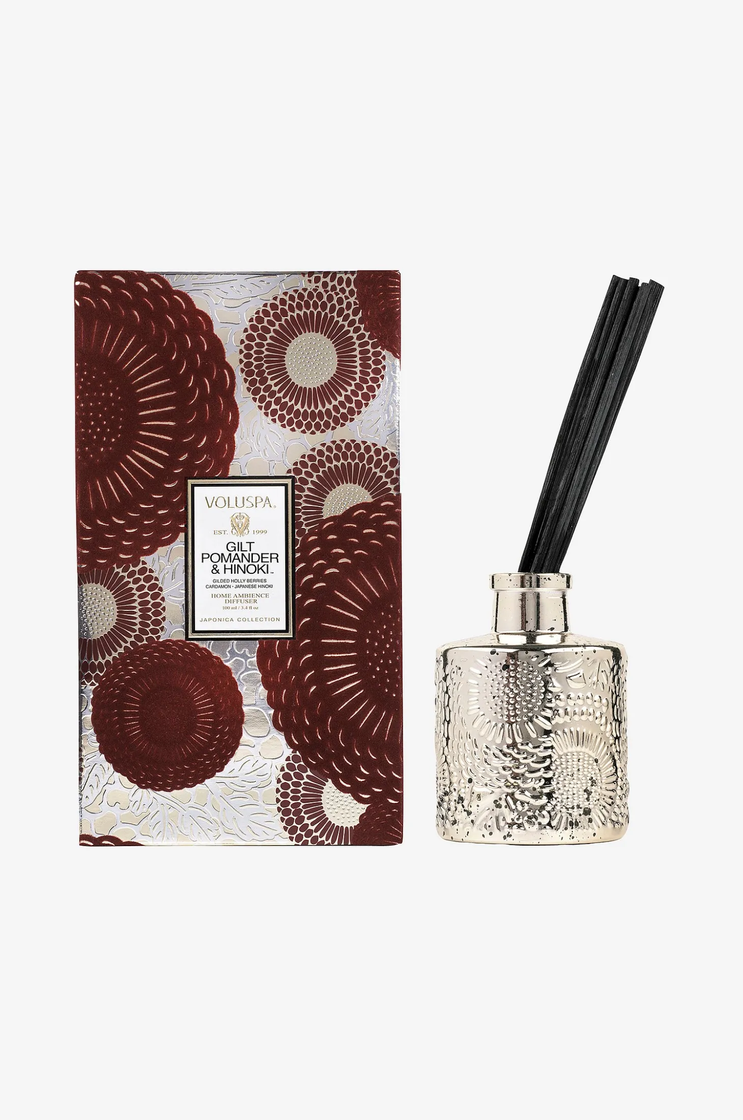 Gilt Pomander & Hinoki Diffuser 100 ml