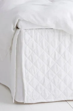 Helmalakana Candice Quilted pestyä pellavaa, korkeus 60 cm