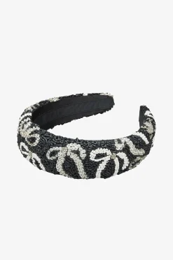 Hiuspanta Bow Wide Beaded Hairbrace