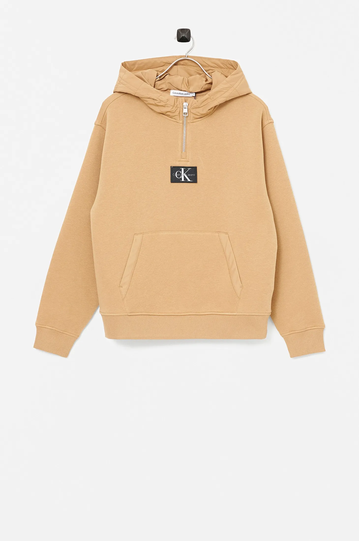Huppari Quilted Mix Media Hoodie