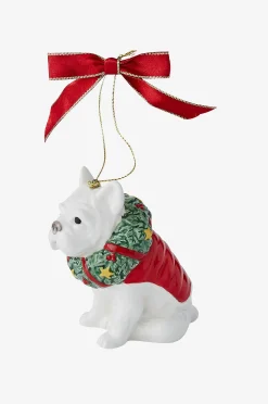 Joulukuusenkoriste French Bulldog Christmas Tree, korkeus 8,5 cm