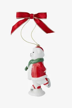 Joulukuusenkoriste Skating Teddy Christmas Tree, korkeus 9,5 cm