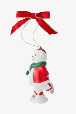 Joulukuusenkoriste Skating Teddy Christmas Tree, korkeus 9,5 cm