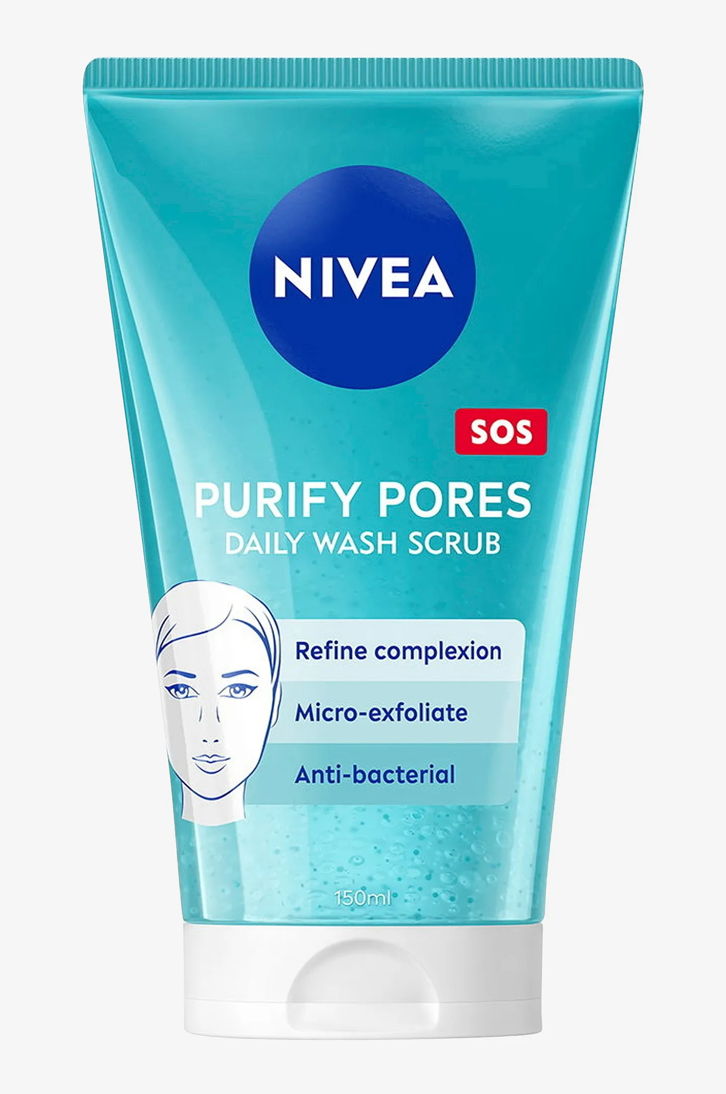 Kasvojen kuorintavoide Purify Pores Daily Wash Scrub 150 ml