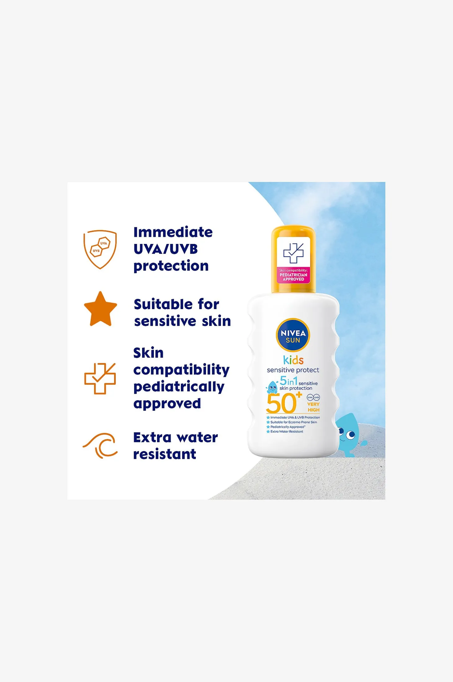 Kids Sensitive Protect & Play Sun Spray SPF50+ 200 ml