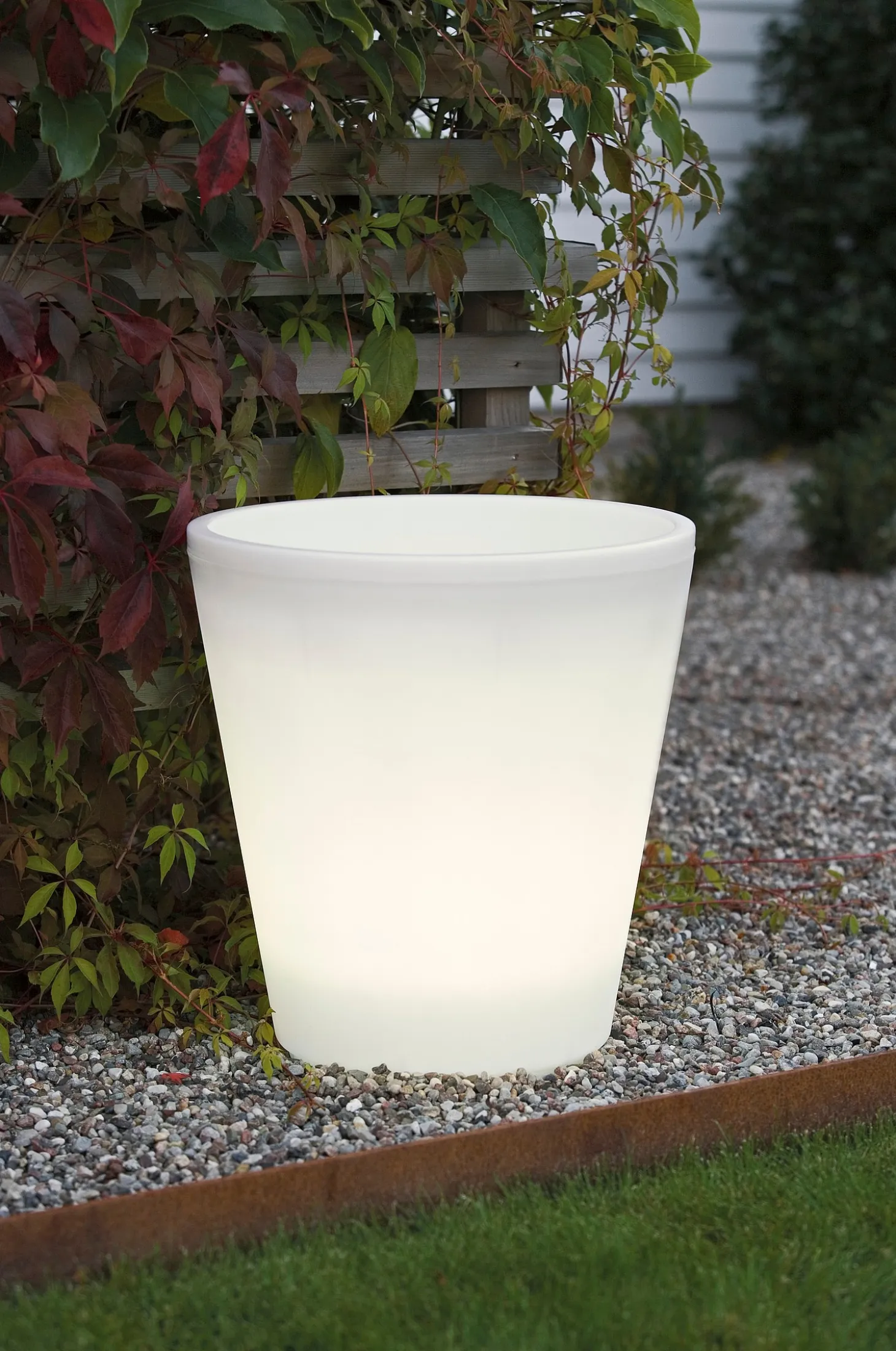 Kukkaruukku Assisi iso, LED, 40 cm