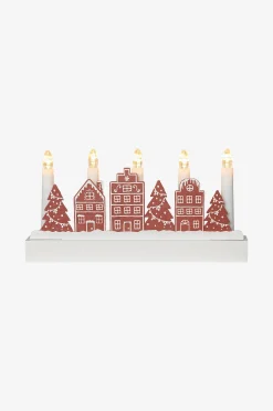 Kynttelikkö Yuletide, korkeus 15 cm