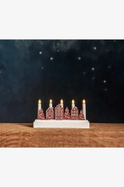 Kynttelikkö Yuletide, korkeus 15 cm