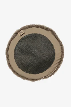 Lampaannahkapehmuste Curly, pyöreä
