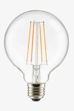 Lamppu E27 LED 3-portainen himmennettävä pallolamppu 100 mm, kirkas 0,4-7 W