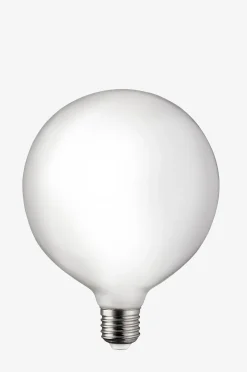 Lamppu E27 LED 3-portainen himmennettävä pallolamppu 125 mm, opaali 0,4-7 W