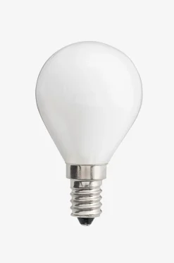 Lamppu E14 LED 3-portainen himmennettävä pallolamppu, opaali 0,4-5 W