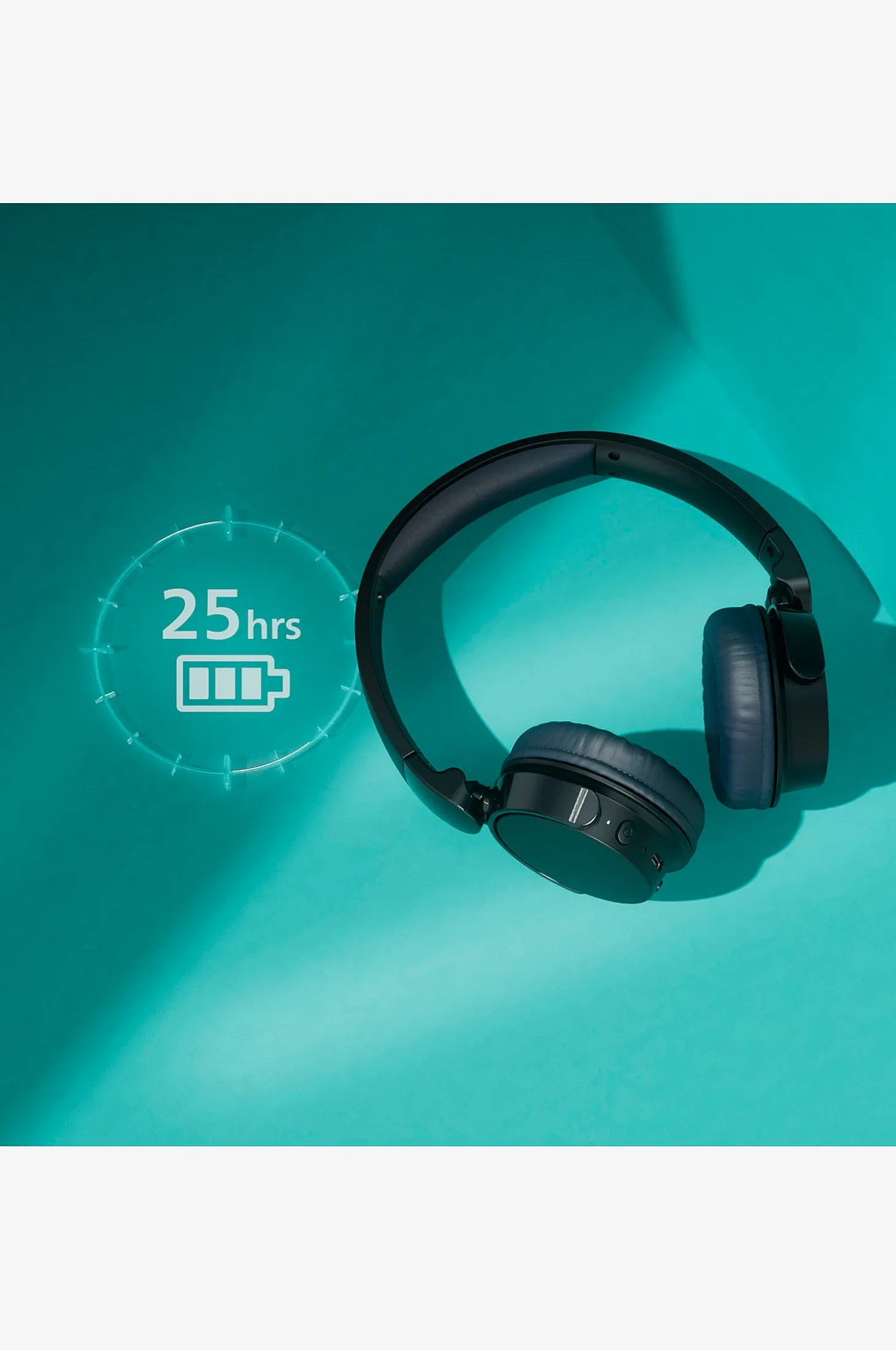 Langattomat on-ear-kuulokkeetit TAH3209BK