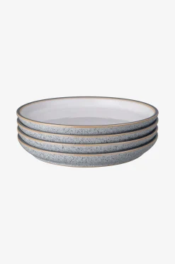Lautaset White Coupe Studio Grey 21 cm, 4/pakk.