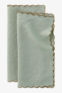 Lautasliinat Malva Scallop 40x40 cm, 2/pakk.