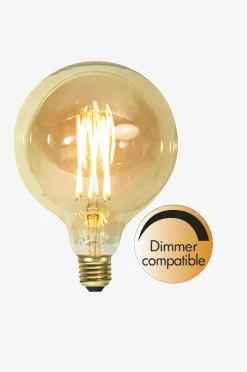 LED lamppu E27 G125 Vintage Gold
