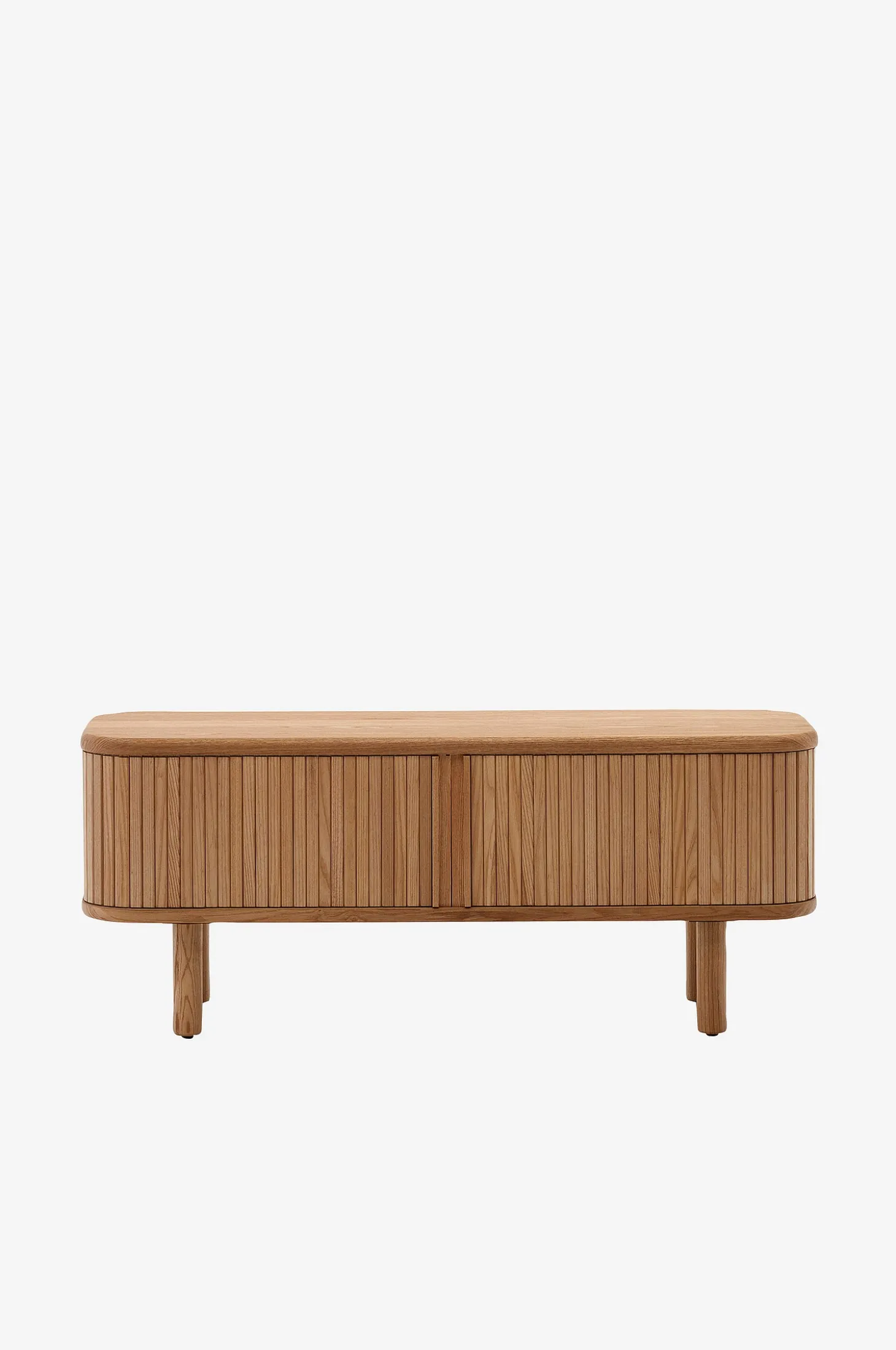 Mailen 2-ovinen tv-teline tuhkaviilua, tumma pinta 120 x 50 cm