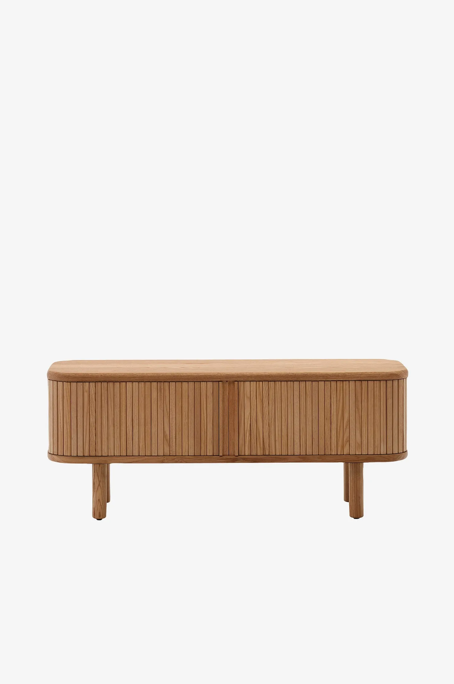 Mailen 2-ovinen tv-teline tuhkaviilua, tumma pinta 120 x 50 cm