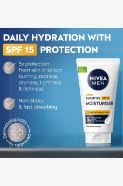 Men Sensitive Moisturiser SPF15 75 ml