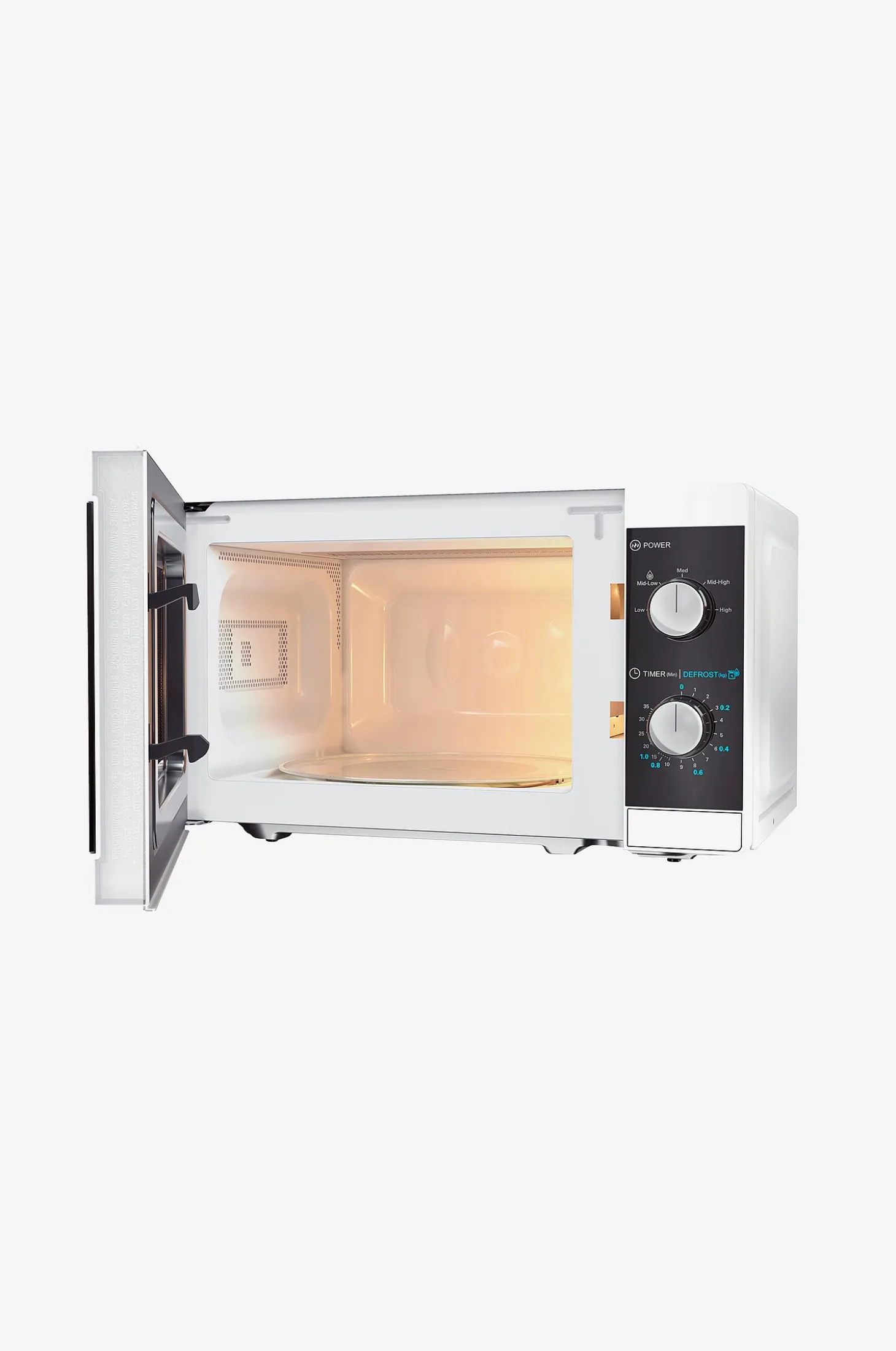 Mikroaaltouuni 20 l, mekaaninen paneeli, 800W