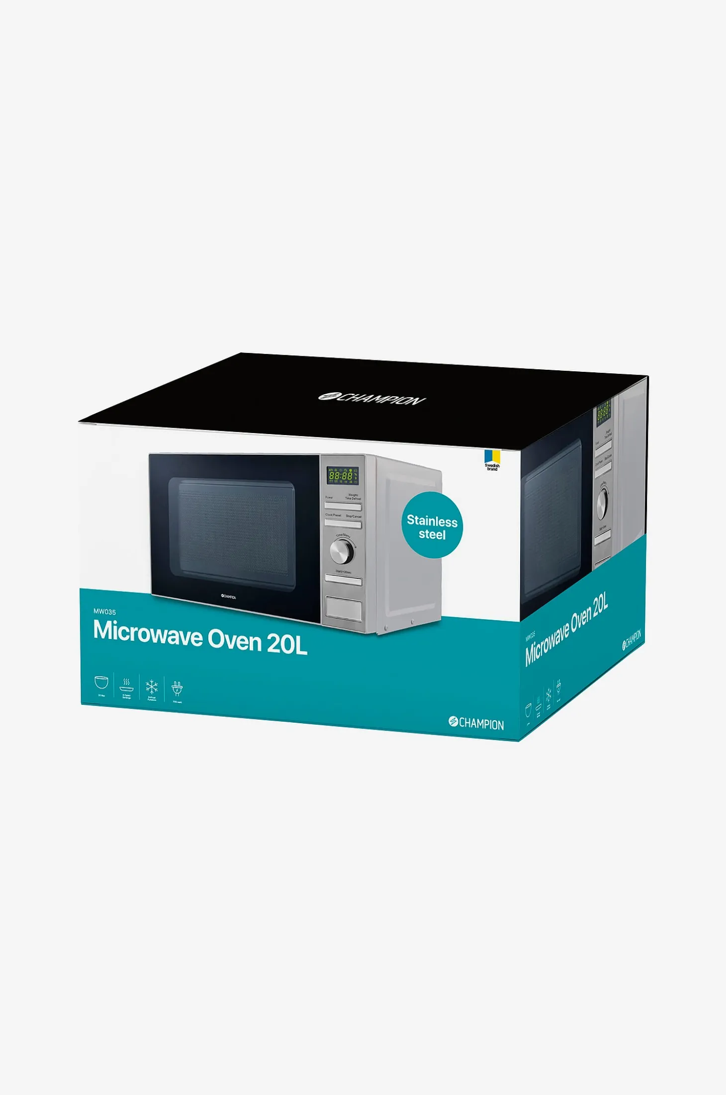 Mikroaaltouuni 20 l 700 W, rosteri