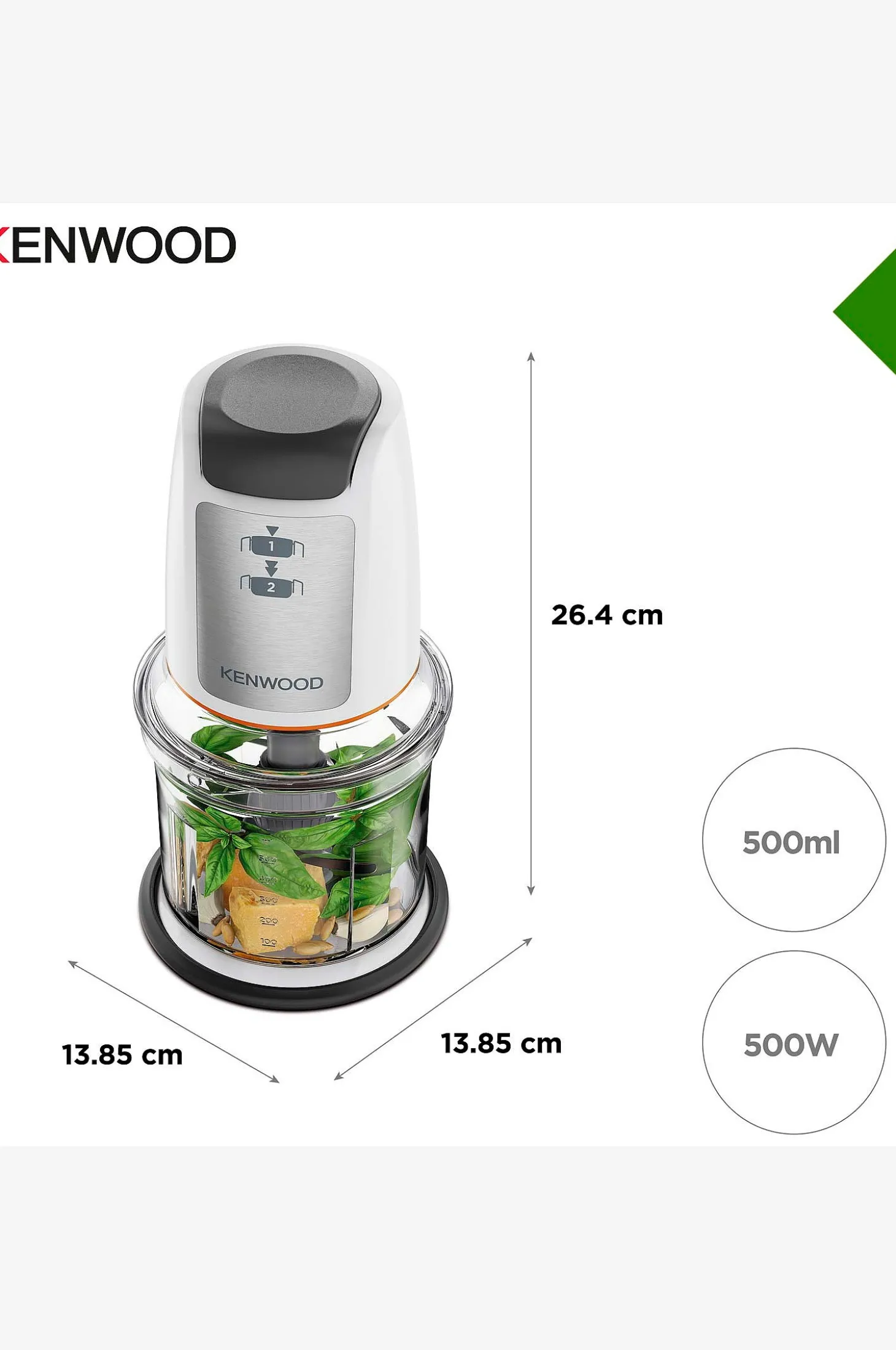 Minileikkuri Chp61.100wh Easychop