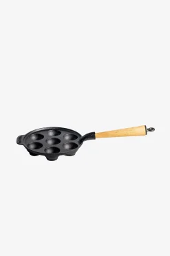 Munkkipannu, jossa pyökkikahva, halkaisija 22 cm