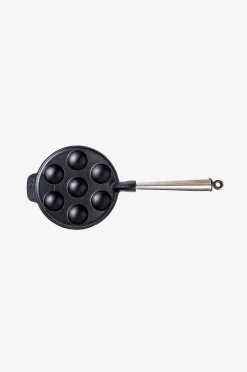 Munkkipannu, jossa teräskahva, halkaisija 22 cm