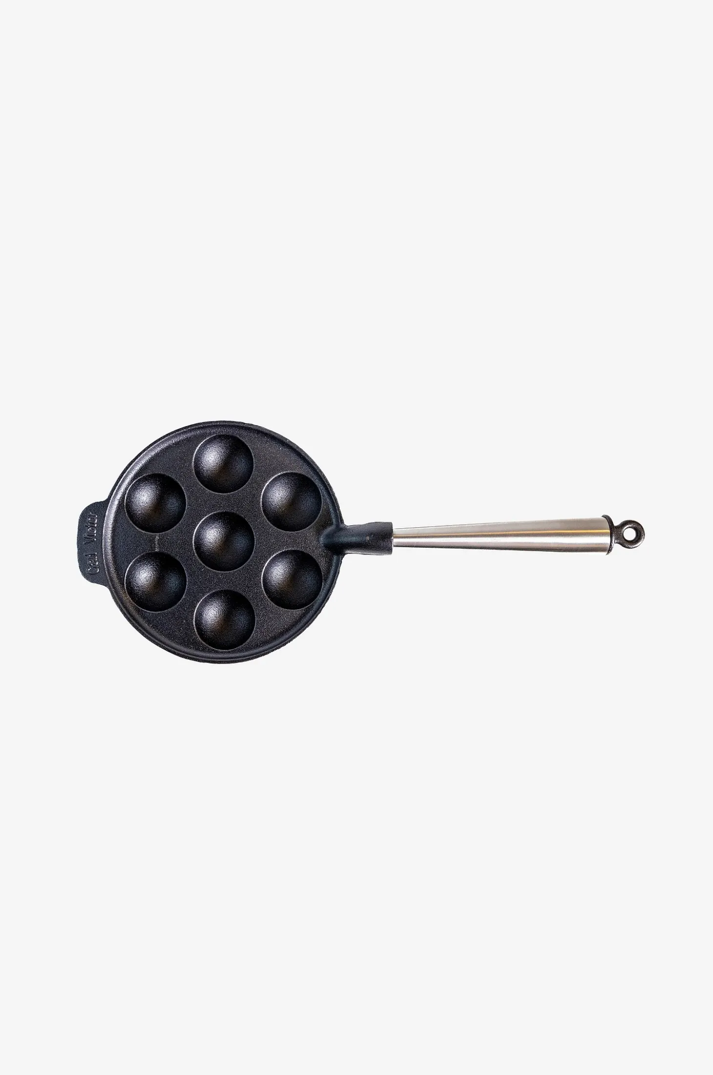 Munkkipannu, jossa teräskahva, halkaisija 22 cm