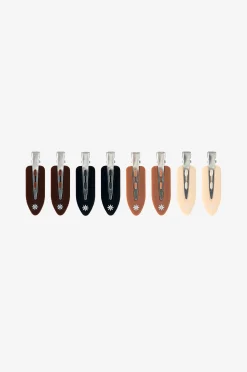Nude No Crease Hair Clips, 8/pakk.