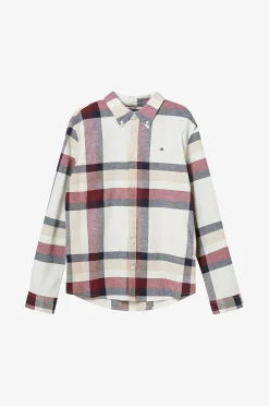 Paita Global Stripe Check Shirt L/S