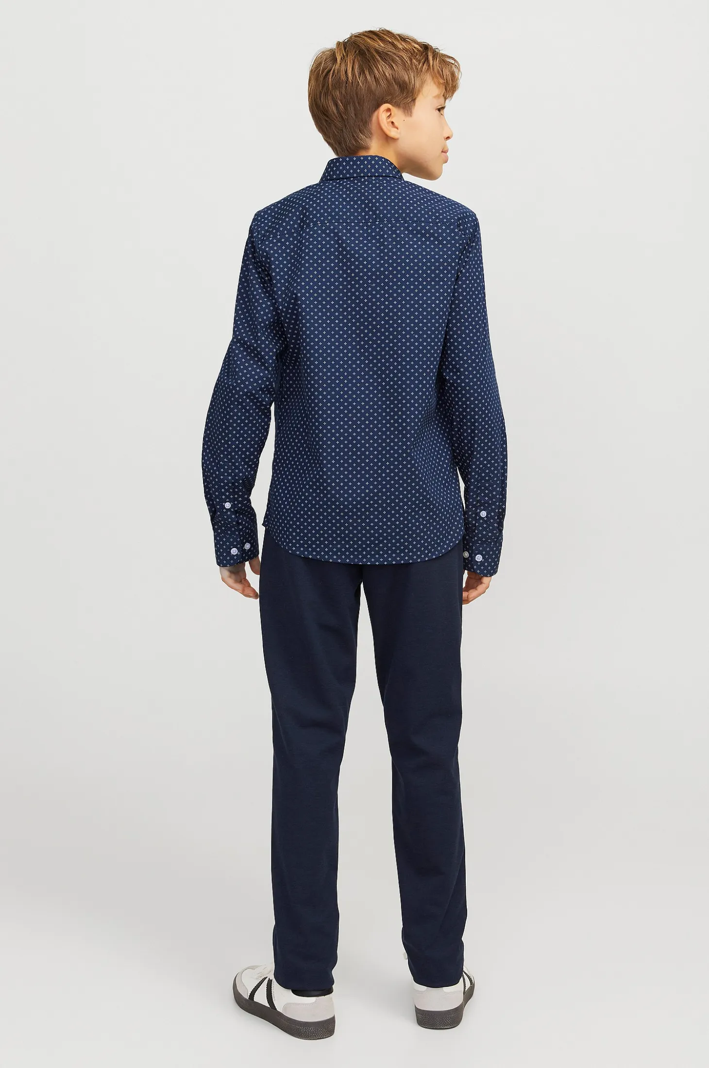 Paita jjAxel Print Shirt LS Jnr